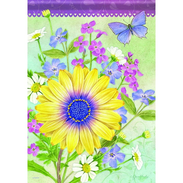 Floral Garden Boots Carson Home Accents FlagTrends Classic Flag Floral Garden Boots Carson Home Accents FlagTrends Classic Flag